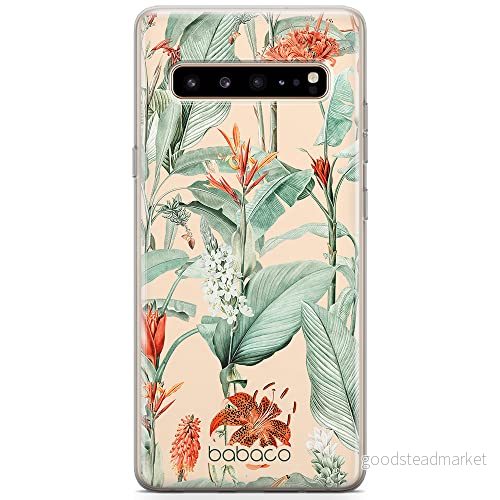 ERT GROUP mobiltelefonfodral för Samsung S10 5G originalt och officiellt licensierat Babaco mönster Flowers 048 optimalt anpassad till formen på mobiltelefonen, fodral tillverkad av TPU plast 5905131338235