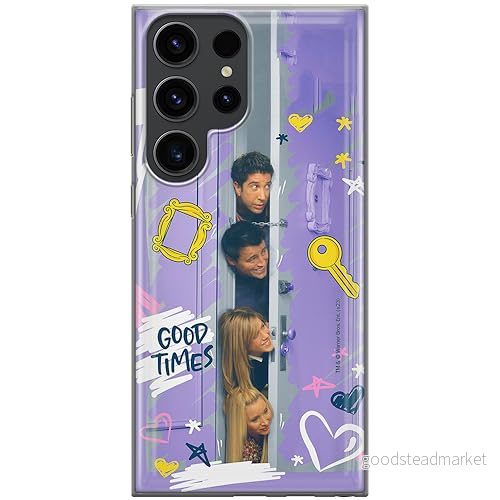 ERT GROUP mobiltelefonfodral för Samsung S23 ULTRA originalt och officiellt licensierat Friends mönster 036 optimalt anpassad till formen på mobiltelefonen, fodral tillverkad av TPU plast 5905795063214