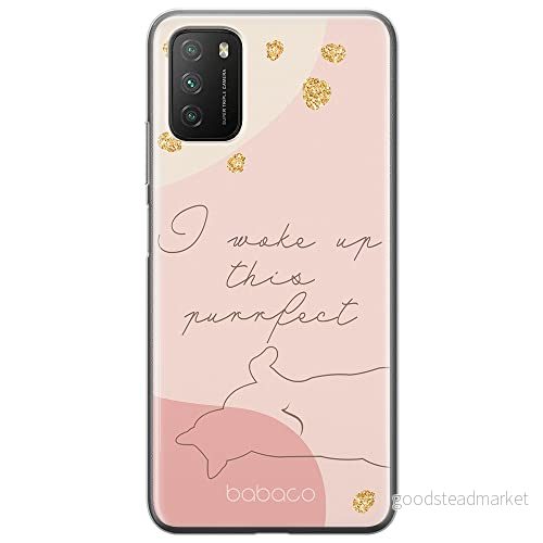 ERT GROUP mobiltelefonfodral för Xiaomi REDMI 9T/ POCO M3 originalt och officiellt licensierat Babaco mönster Cats 008 optimalt anpassad till formen på mobiltelefonen, fodral tillverkad av TPU plast 5905131107213