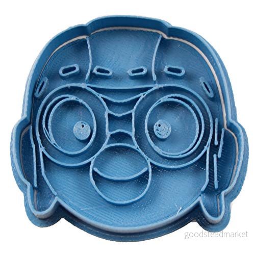 cuticuter Pororo kakform, blå, 8 x 7 1,5 cm 8435534205232