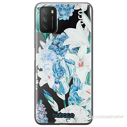 ERT GROUP mobiltelefonfodral för Xiaomi REDMI 9T/ POCO M3 originalt och officiellt licensierat Babaco mönster Flowers 026 optimalt anpassad till formen på mobiltelefonen, gedeeltelijk transparant 5905131263070