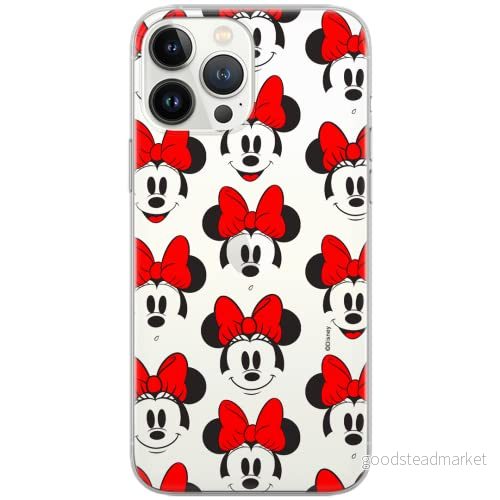 ERT GROUP mobiltelefonfodral för Huawei P30 originalt och officiellt licensierat Disney mönster Minnie 058 Vit optimalt anpassad till formen på mobiltelefonen, gedeeltelijk transparant 5903537638119