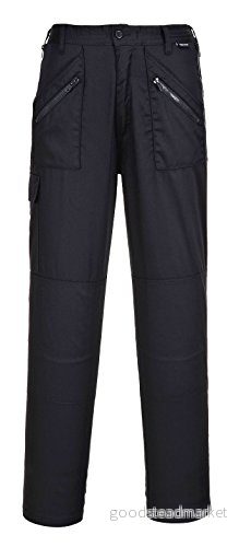 Portwest S687 Skyddande Dam Arbetskläder Action Byxor Svart, XXXL 5036108153572
