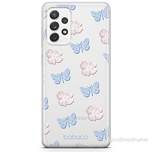 ERT GROUP mobiltelefonfodral för Samsung A53 5G originalt och officiellt licensierat Babaco mönster Flowers 043 optimalt anpassad till formen på mobiltelefonen, gedeeltelijk transparant 5905131320490