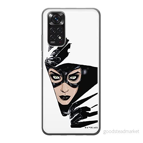 ERT GROUP mobiltelefonfodral för Xiaomi REDMI NOTE 11S 4G / 11 originalt och officiellt licensierat DC mönster Catwoman 008, fodral tillverkad av TPU plast 5905511569044