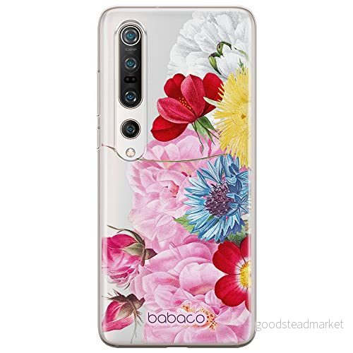 ERT GROUP mobiltelefonfodral för Xiaomi MI 10 / PRO originalt och officiellt licensierat Babaco mönster Flowers 056 optimalt anpassad till formen på mobiltelefonen, gedeeltelijk transparant 5905131361882