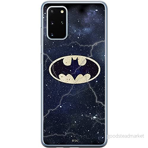 ERT GROUP mobiltelefonfodral för Samsung S20 PLUS / S11 originalt och officiellt licensierat DC mönster Batman 003 Vit optimalt anpassad till formen på mobiltelefonen, fodral tillverkad av TPU plast 5903537535838