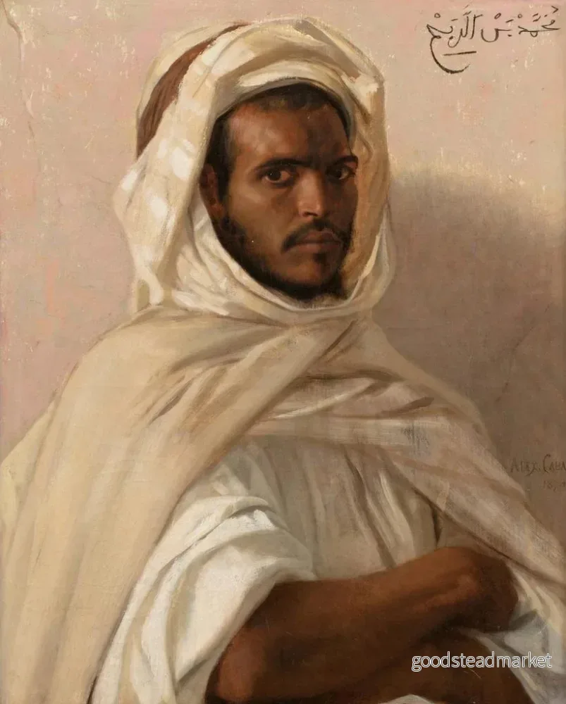 Målning Portrait av en Nordafrikan - Alexandre Cabanel | Konsttryck - Bild 2