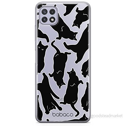 ERT GROUP mobiltelefonfodral för Samsung A22 5G originalt och officiellt licensierat Babaco mönster Cats 005 optimalt anpassad till formen på mobiltelefonen, gedeeltelijk transparant 5905131125897