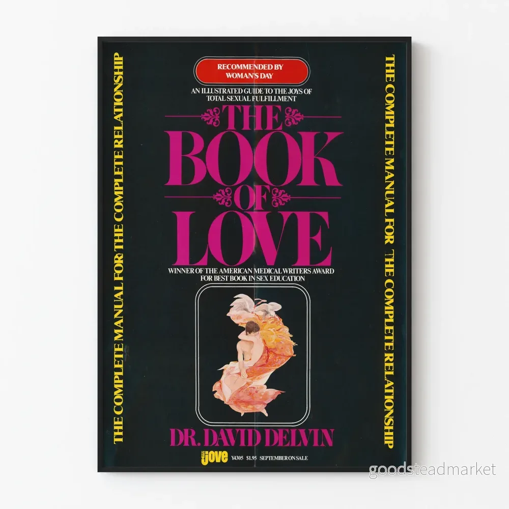 Vintageposter The Book of Love - Retro och elegant väggdekoration