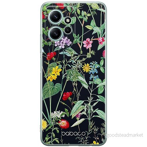 ERT GROUP mobiltelefonfodral för Xiaomi REDMI NOTE 12 4G originalt och officiellt licensierat Babaco mönster Flowers 041 optimalt anpassad till formen på mobiltelefonen, fodral tillverkad av TPU plast 5905511947170