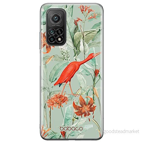 ERT GROUP mobiltelefonfodral för Xiaomi REDMI NOTE 9T originalt och officiellt licensierat Babaco mönster Flowers 049 optimalt anpassad till formen på mobiltelefonen, fodral tillverkad av TPU plast 5905131346315