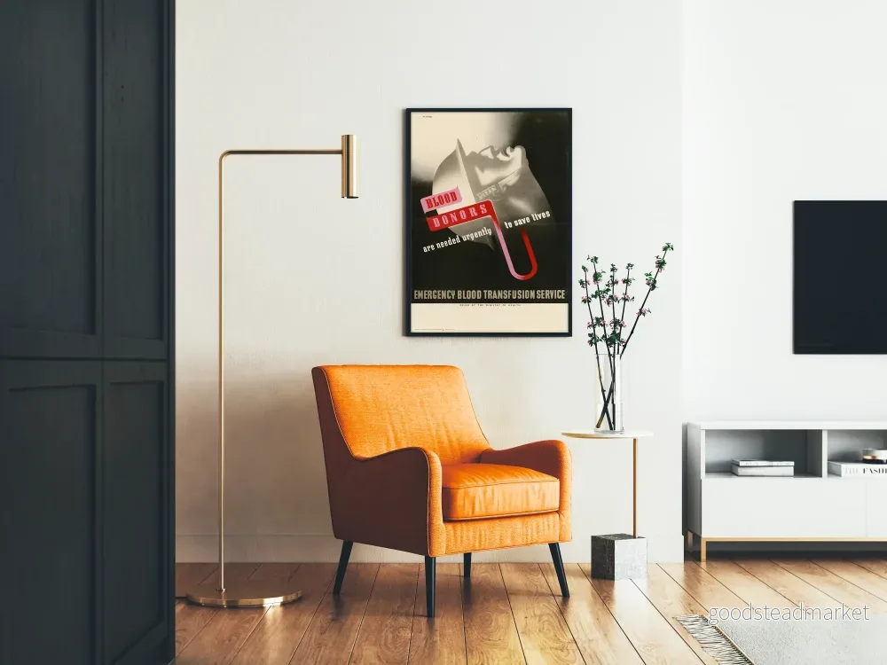 Vintage affisch för blodgivning för väggdekoration Artem Legrand - Bild 2