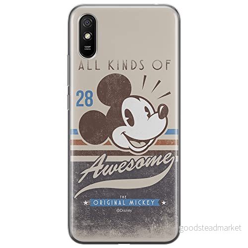 ERT GROUP mobiltelefonfodral för Xiaomi REDMI 9A originalt och officiellt licensierat Disney mönster Mickey 009 optimalt anpassad till formen på mobiltelefonen, fodral tillverkad av TPU plast 5903040268650