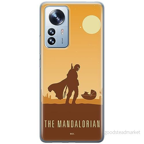 ERT GROUP mobiltelefonfodral för Xiaomi 12 PRO originalt och officiellt licensierat Star Wars mönster Baby Yoda 033 optimalt anpassad till formen på mobiltelefonen, fodral tillverkad av TPU plast 5905511758196