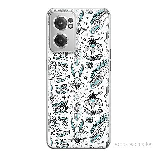 ERT GROUP mobiltelefonfodral för Oneplus NORD CE 2 originalt och officiellt licensierat Looney Tunes mönster 004 optimalt anpassad till formen på mobiltelefonen, fodral tillverkad av TPU plast 5905511286071