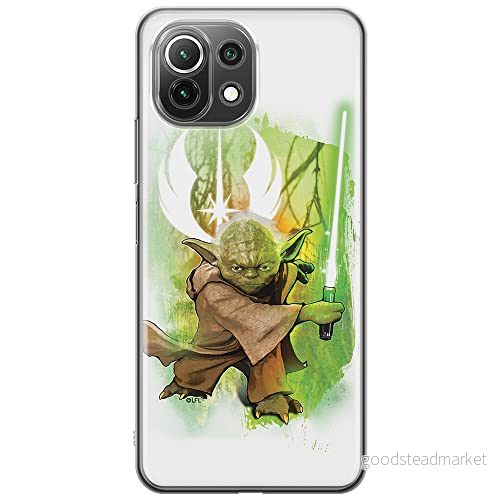 ERT GROUP mobiltelefonfodral för Xiaomi 11 LITE 4G/5G originalt och officiellt licensierat Star Wars mönster Yoda 005, fodral tillverkad av TPU plast 5903932705423