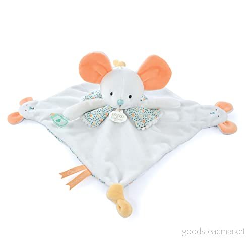 DOUDOU et Compagnie Les Petits Futés med mus fingerdocka beige 30 cm födelsedagspresent DC4055 3700335240559