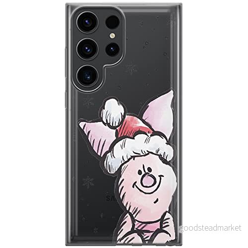 ERT GROUP mobiltelefonfodral för Samsung S23 ULTRA originalt och officiellt licensierat Disney mönster Winnie the Pooh & Friends 027 anpassad till formen på mobiltelefonen, gedeeltelijk transparant 5905511461782