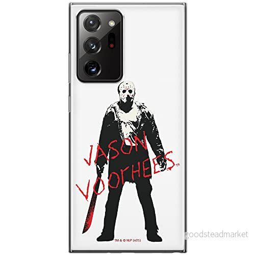 ERT GROUP mobiltelefonfodral för Samsung GALAXY NOTE 20 ULTRA originalt och officiellt licensierat Horror mönster Friday the 13th 017, fodral tillverkad av TPU plast 5905511119577
