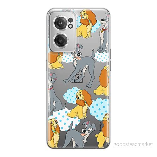 ERT GROUP mobiltelefonfodral för Oneplus NORD CE 2 originalt och officiellt licensierat Disney mönster Lady and the Tramp 004 optimalt anpassad till formen på mobiltelefonen, gedeeltelijk transparant 5905511294700