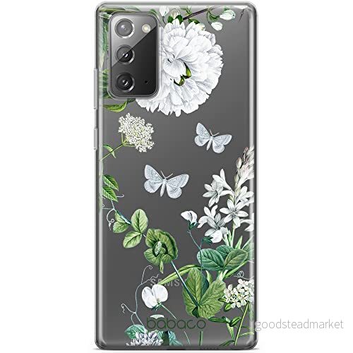 ERT GROUP mobiltelefonfodral för Samsung GALAXY NOTE 20 originalt och officiellt licensierat Babaco mönster Flowers 030 optimalt anpassad till formen på mobiltelefonen, gedeeltelijk transparant 5905131278319