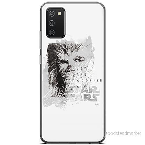 ERT GROUP mobiltelefonfodral för Samsung A02S originalt och officiellt licensierat Star Wars mönster Chewbacca 004 optimalt anpassad till formen på mobiltelefonen, fodral tillverkad av TPU plast 5903040232460