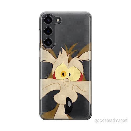 ERT GROUP mobiltelefonfodral för Samsung S23 PLUS originalt och officiellt licensierat Looney Tunes mönster Coyote 001 optimalt anpassad till formen på mobiltelefonen, gedeeltelijk transparant 5905511440725