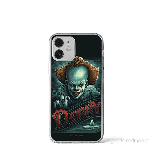 ERT GROUP mobiltelefonfodral för Iphone 12 Mini originalt och officiellt licensierat Horror mönster It 021 optimalt anpassad till formen på mobiltelefonen, fodral tillverkad av TPU plast 5905511001148