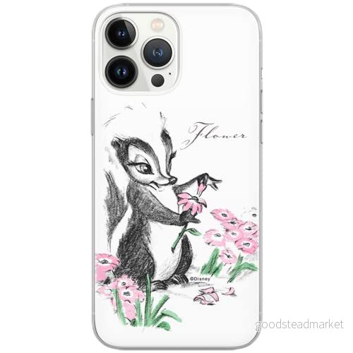 ERT GROUP mobiltelefonfodral för Huawei P30 Lite originalt och officiellt licensierat Disney mönster Flower Skunk 001 Vit anpassad till formen på mobiltelefonen, fodral tillverkad av TPU plast 5902980423518