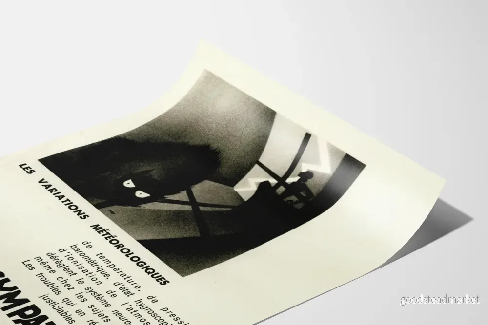 Vintageposter för reklam SympathyL för retro väggdekoration - Bild 3