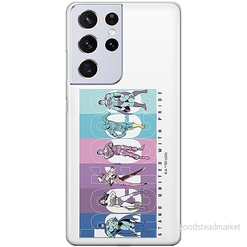 ERT GROUP mobiltelefonfodral för Samsung S21 ULTRA originalt och officiellt licensierat DC mönster Justice League 009 optimalt anpassad till formen på mobiltelefonen, fodral tillverkad av TPU plast 5905511999872