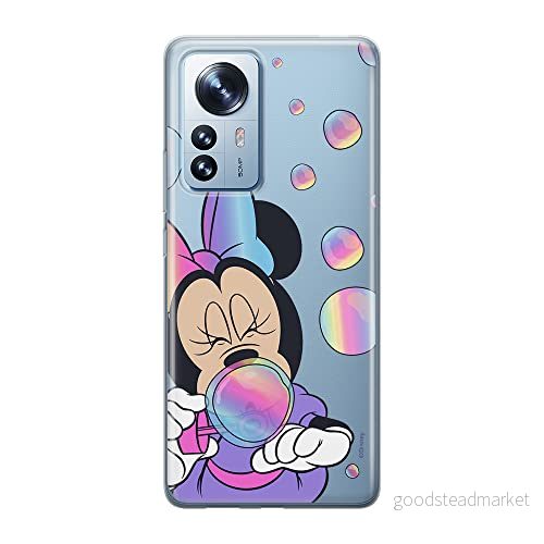 ERT GROUP mobiltelefonfodral för Xiaomi 12 PRO originalt och officiellt licensierat Disney mönster Minnie 052 optimalt anpassad till formen på mobiltelefonen, gedeeltelijk transparant 5905511519841