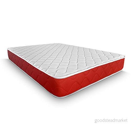 Duérmete Online Viscoelastic Lite Vändbar, fast och bekväm madrass, höjd 23 cm, Vinter/Sommarsida, Vit, 140 x 200 8445355035161