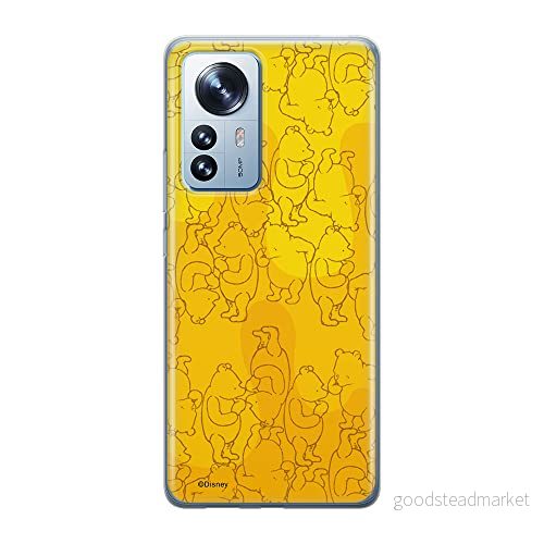 ERT GROUP mobiltelefonfodral för Xiaomi 12 PRO originalt och officiellt licensierat Disney mönster Winnie the Pooh & Friends 003, fodral tillverkad av TPU plast 5905511519537