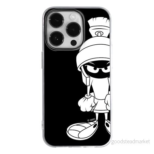 ERT GROUP mobiltelefonfodral för Apple Iphone 14 PRO originalt och officiellt licensierat Looney Tunes mönster Marvin 002 anpassad till formen på mobiltelefonen, fodral tillverkad av TPU plast 5905131914064