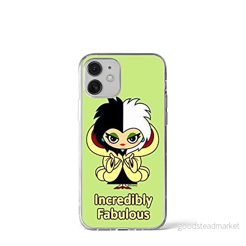 ERT GROUP mobiltelefonfodral för Iphone 12 Mini originalt och officiellt licensierat Disney mönster Cruella 006 optimalt anpassad till formen på mobiltelefonen, fodral tillverkad av TPU plast 5905131489456