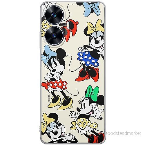 ERT GROUP mobiltelefonfodral för Realme C55 originalt och officiellt licensierat Disney mönster Minnie 076 optimalt anpassad till formen på mobiltelefonen, fodral tillverkad av TPU plast 5905795028558