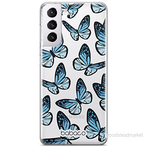 ERT GROUP mobiltelefonfodral för Samsung S21 PLUS originalt och officiellt licensierat Babaco mönster Butterflies 002 optimalt anpassad till formen på mobiltelefonen, gedeeltelijk transparant 5904805725265