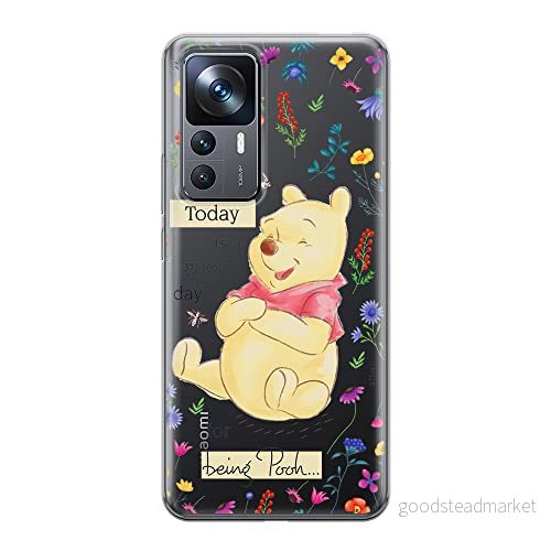 ERT GROUP mobiltelefonfodral för Xiaomi 12T/12T pro/K50 Ultra originalt och officiellt licensierat Disney mönster Winnie the Pooh & Friends 029, gedeeltelijk transparant 5905511575304