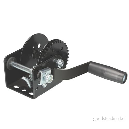 PEREL WHW250 handvinsch, 250 kg, svart 5410329586454