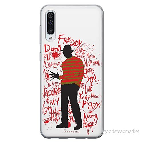 ERT GROUP mobiltelefonfodral för Samsung A50/ A50s/ A30s originalt och officiellt licensierat Horror mönster Nightmare of Elm Street 010, fodral tillverkad av TPU plast 5905511092795