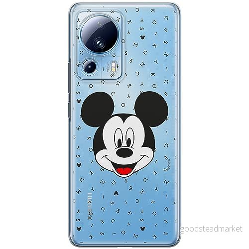 ERT GROUP mobiltelefonfodral för Xiaomi 13 LITE/CIVI 2 originalt och officiellt licensierat Disney mönster Mickey 020 optimalt anpassad till formen på mobiltelefonen, gedeeltelijk transparant 5905511916916