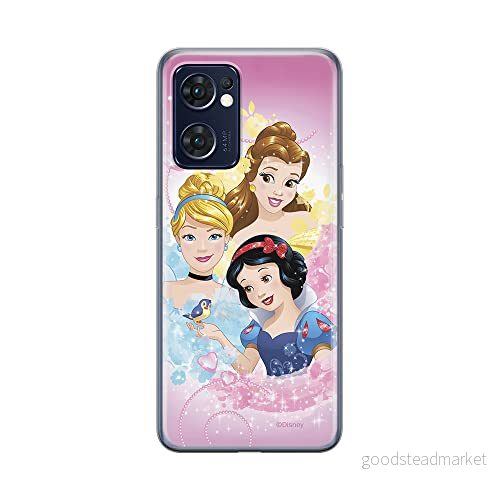 ERT GROUP mobiltelefonfodral för Oppo RENO 7 5G originalt och officiellt licensierat Disney mönster Princesses 005 optimalt anpassad till formen på mobiltelefonen, fodral tillverkad av TPU plast 5905511303594