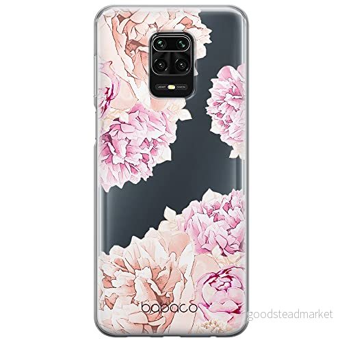 ERT GROUP mobiltelefonfodral för Xiaomi REDMI NOTE 9 PRO/ 9S originalt och officiellt licensierat Babaco mönster Flowers 001 optimalt anpassad till formen på mobiltelefonen, gedeeltelijk transparant 5903040314227