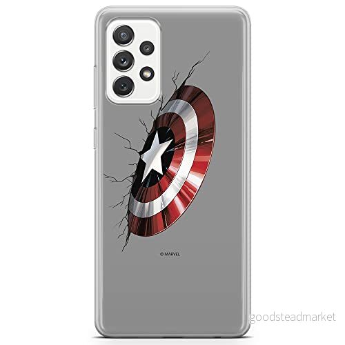ERT GROUP mobiltelefonfodral för Samsung A72 5G originalt och officiellt licensierat Marvel mönster Captain America 023 optimalt anpassad till formen på mobiltelefonen, fodral tillverkad av TPU plast 5903040075296