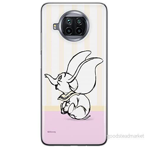ERT GROUP mobiltelefonfodral för Xiaomi MI 10T LITE/REDMI NOTE 9 PRO 5G originalt och officiellt licensierat Disney mönster Dumbo 009, fodral tillverkad av TPU plast 5903537151311
