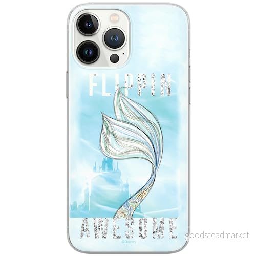 ERT GROUP mobiltelefonfodral för Apple Iphone 14 originalt och officiellt licensierat Disney mönster Ariel 006 optimalt anpassad till formen på mobiltelefonen, med glitter overflow effekt 5905511589097