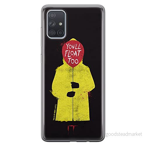 ERT GROUP mobiltelefonfodral för Samsung A71 originalt och officiellt licensierat Horror mönster It 003 optimalt anpassad till formen på mobiltelefonen, fodral tillverkad av TPU plast 5905131950093
