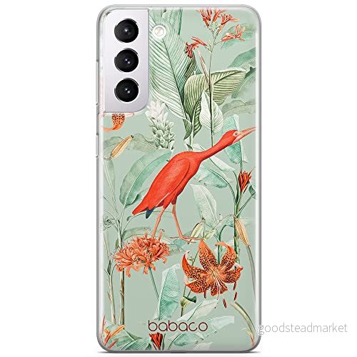 ERT GROUP mobiltelefonfodral för Samsung S21 PLUS originalt och officiellt licensierat Babaco mönster Flowers 049 optimalt anpassad till formen på mobiltelefonen, fodral tillverkad av TPU plast 5905131345585